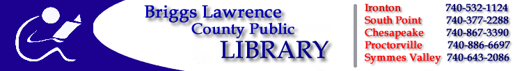 Welcome to Briggs Lawrence County Public Library